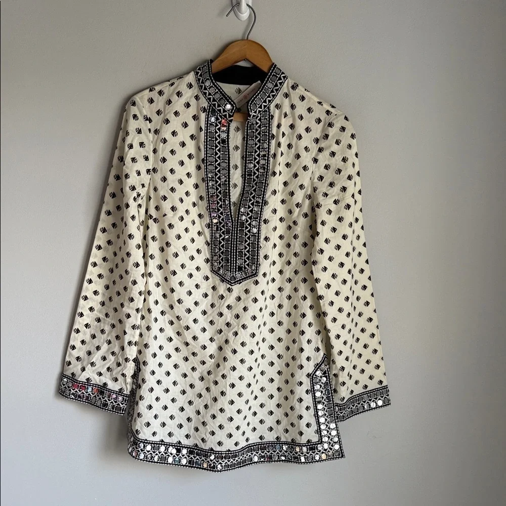 Tory Burch kingfish sequin trim tunic 6